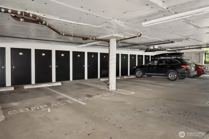 Includes 2 parking spaces: #6 and #15! Covered and secured garage.