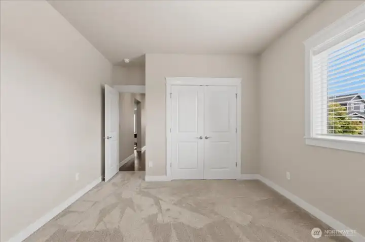 Bedroom 3 also has a full view of the mountain.