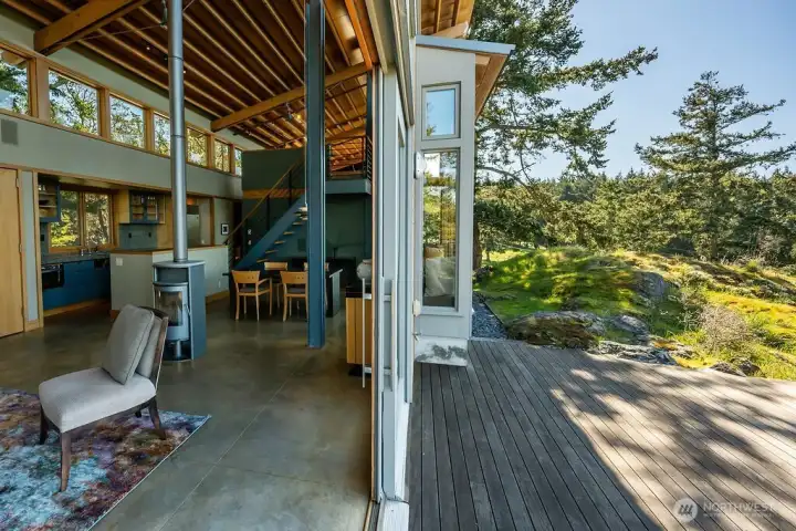 Indoor/outdoor living.