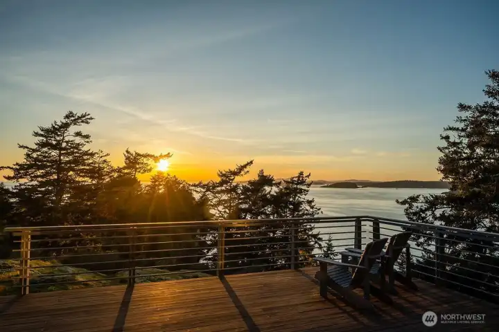 Sunsets all year round.