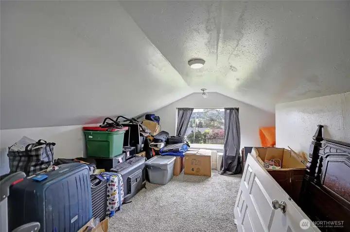 Upper floor attic storage two