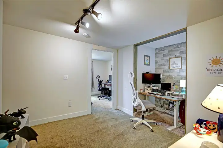 Bonus area between bedroom for flex space