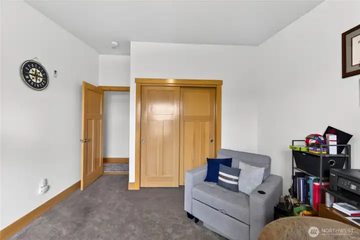 Additional view of second bedroom with closet.