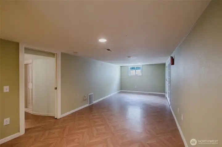 Huge flex space downstairs! Second living room...game room... office...? The options are endless!