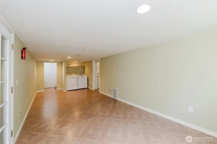 Huge flex space downstairs! Second living room...game room... office...? The options are endless!