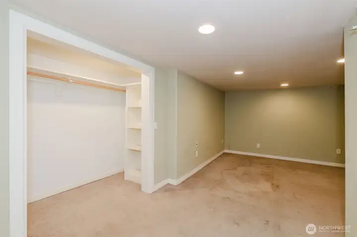 Large primary bedroom downstairs.