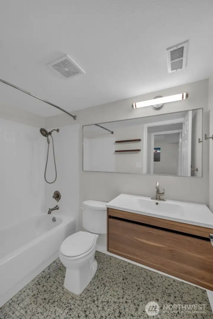 Full bathroom downstairs.