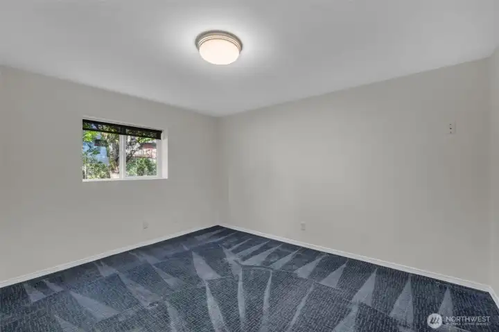 1 of 2 downstairs bedrooms.