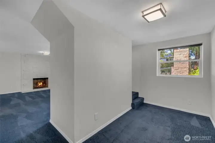 Downstairs office/gym space.