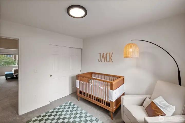 A well-designed closet and thoughtful layout maximize functionality while maintaining an open, airy feel.