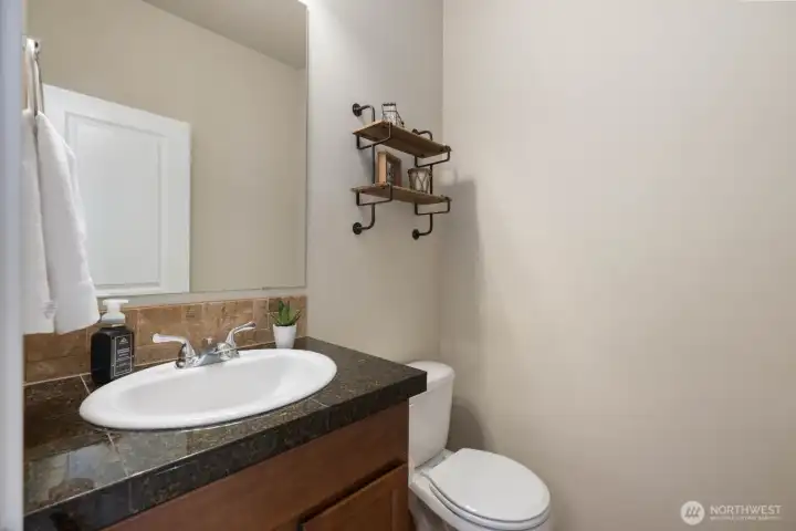 Downstairs half bath