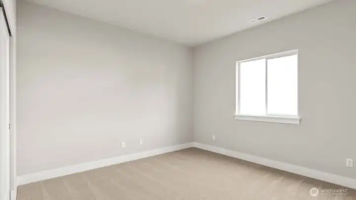 Main Floor Bedroom. Photos are for representation only.  Features, colors and selections may differ from photograph. See site agent for details.