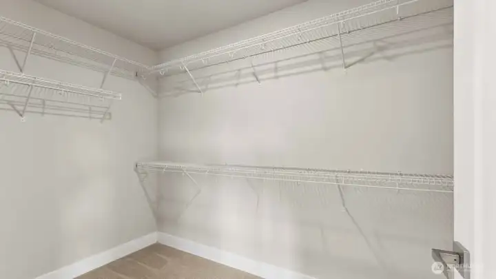 Primary Bath Closet. Photos are for representation only.  Features, colors and selections may differ from photograph. See site agent for details.