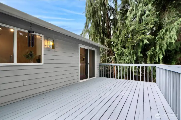 The Entertainment Deck  The perfect spot for summer BBQs.