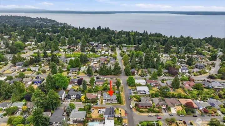 Quiet Neighborhood just South of Carkeek Park