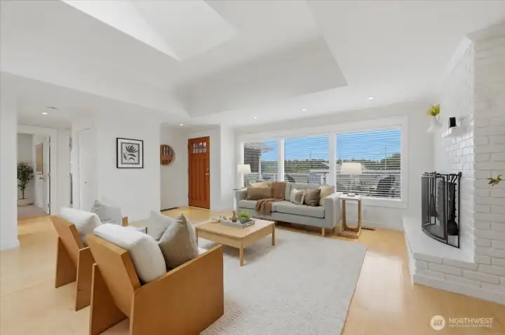 Large Skylight brings Natural Light into the Home