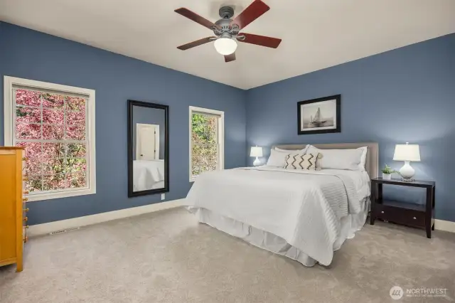 Primary Bedroom with walk in closet
