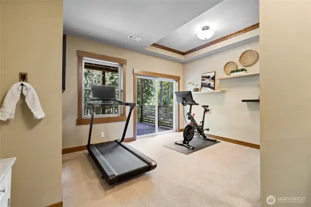 Workout area