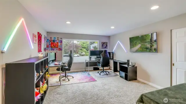 Flexible bonus space upstairs—perfect for a guest room, game room, office, or whatever you need