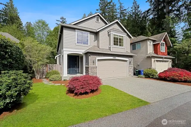 Discover serenity in this quality-crafted 4 bedroom, 2.5 bath home nestled on a private lane off a quiet cul-de-sac