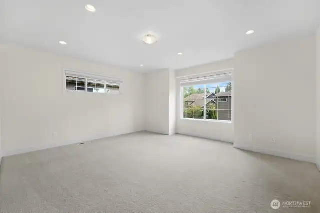 Bonus room on second floor - an abundance of natural light and space