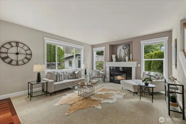 open great room concept...