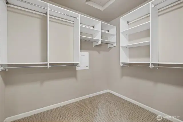 primary walk-in closet