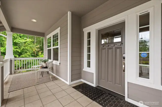 relax on your west facing front porch...