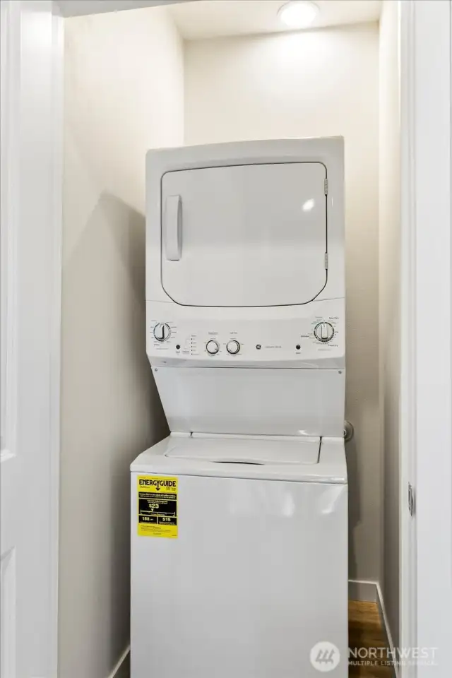 Washer and Dryer located on top floor.
