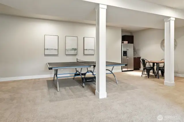 Kitchenette in basement