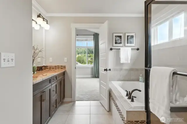 Spa-inspired bathroom