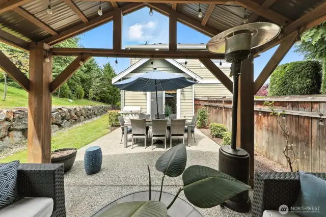 Covered outdoor patio