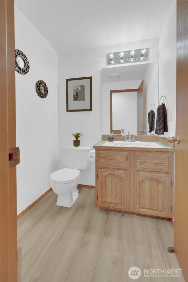 Powder Room on the main floor
