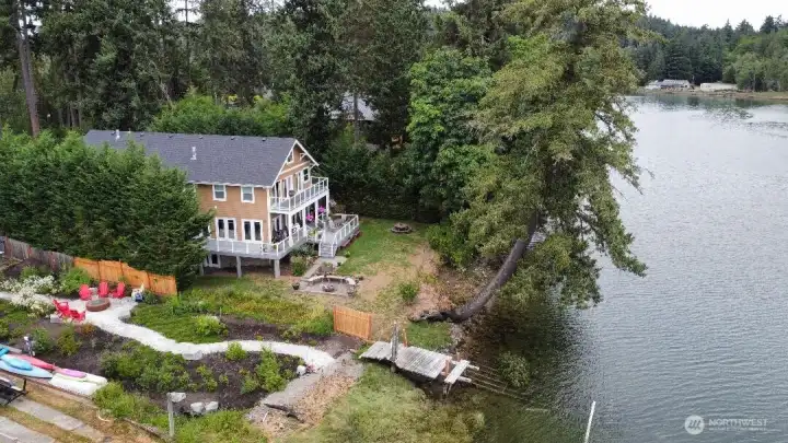 Beautiful bay waterfront.