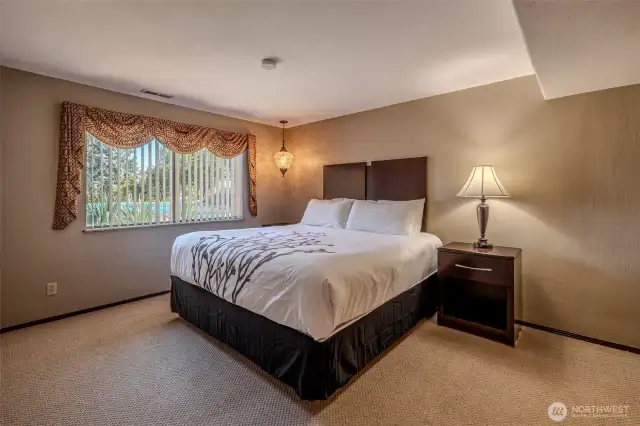 Basement bedroom suite