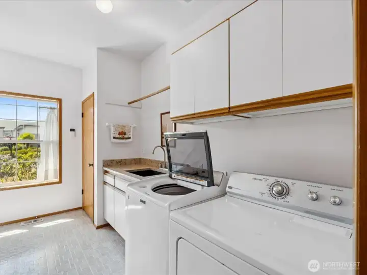 Laundry room.