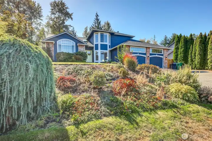 Situated on a HUGE corner lot on a dead end street.
