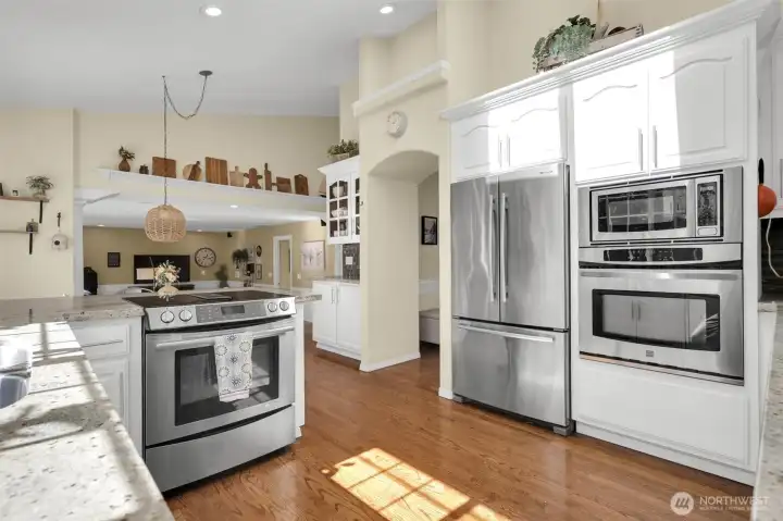Bright and functional with a clean design. All appliances included.