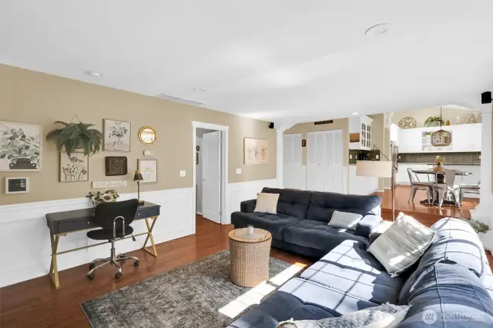 Generous main living room ideal for gatherings.