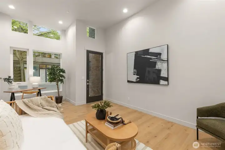 Glass door entry way - perfect for commercial purposes (photos are of 1108B, similar floor plans & finishes)