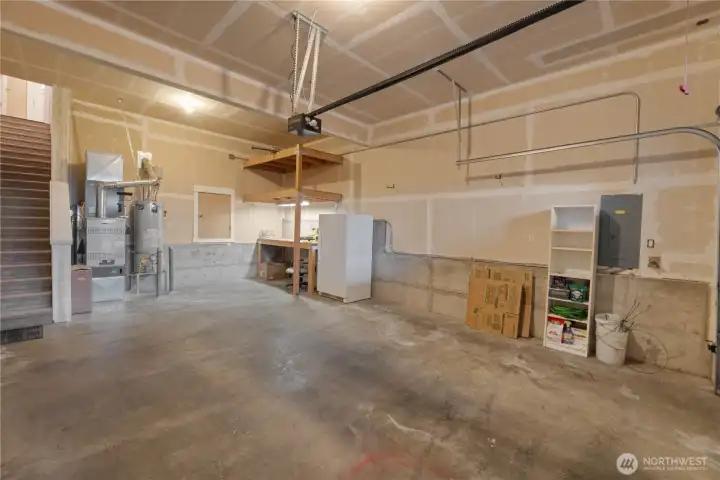 There is even a little workshop area!