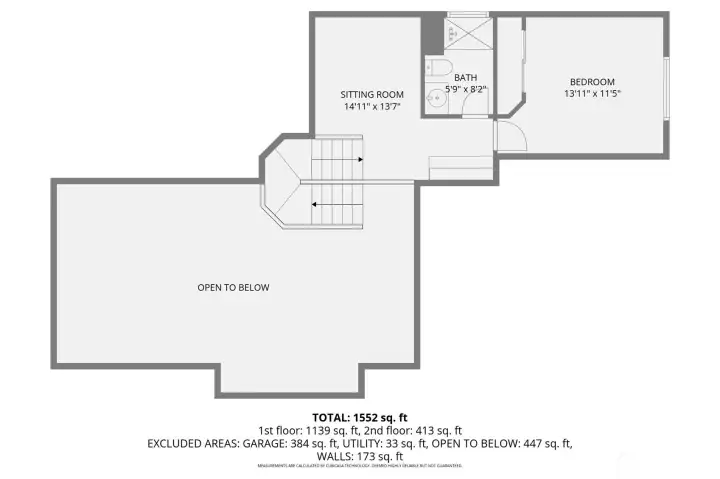 Floorplan of 2nd Floor- great guest quarters