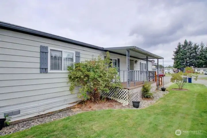 View looking back towards front entrance & ramp.