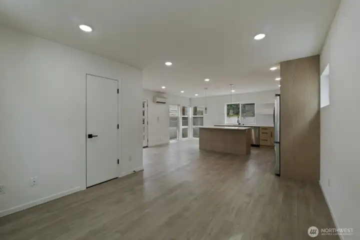 Two closets on the main level