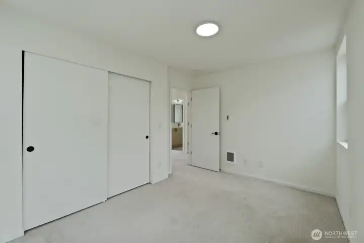 Large double door closet