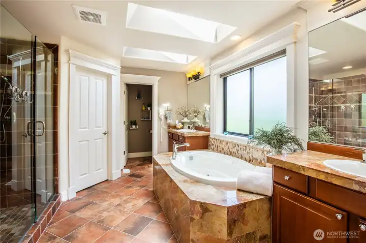 Primary suite bathroom
