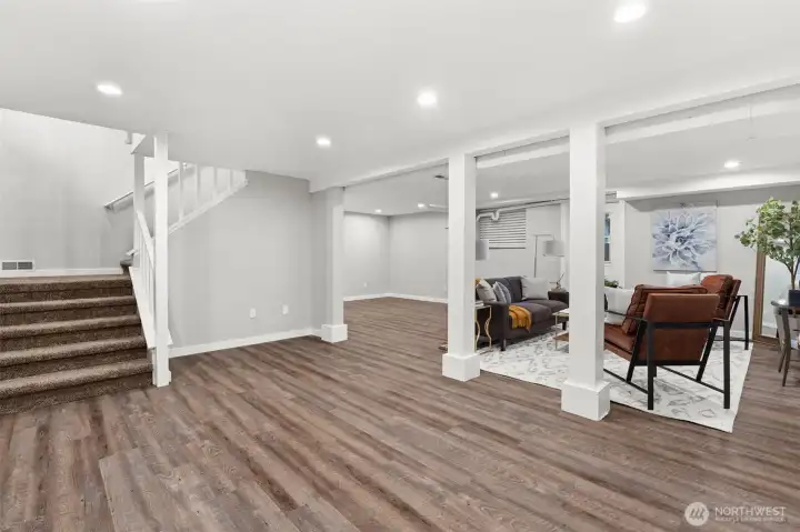 downstairs den