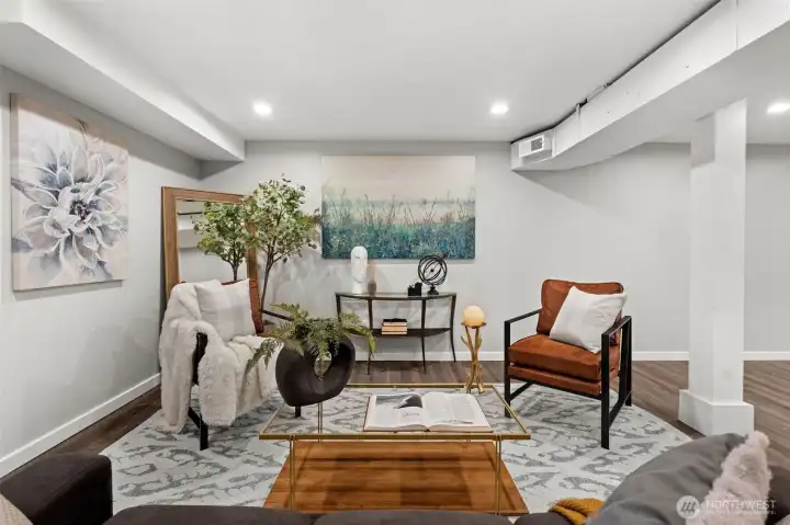 downstairs den