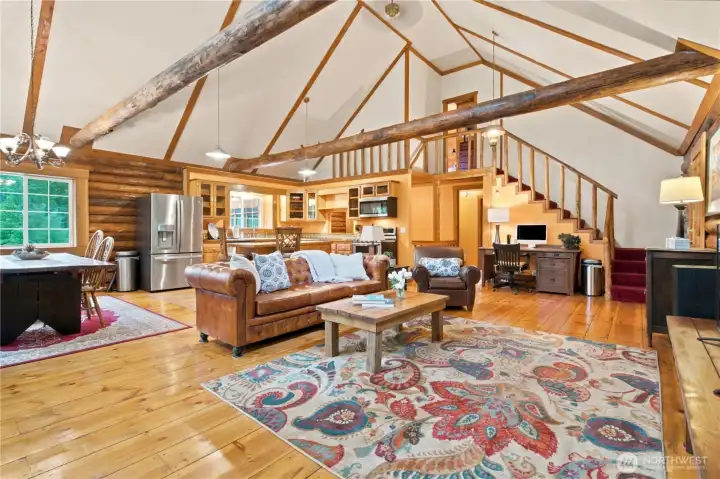 Hardwood floors in living room Hardwood floors in living room