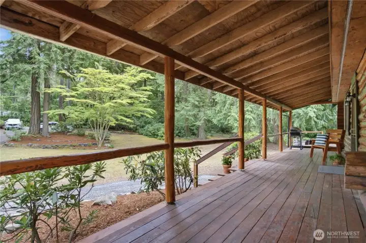 Sweet Covered Front porch -wrap around. Sweet Covered Front porch -wrap around.